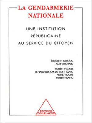 cover image of La Gendarmerie nationale